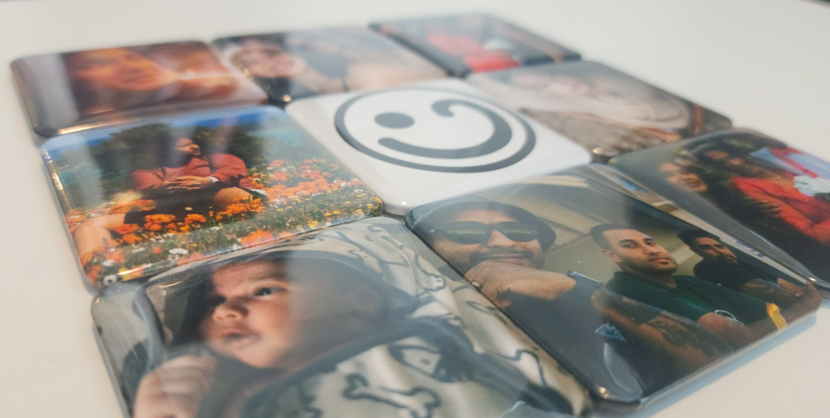 Personalized Photo Magnets Set of 12